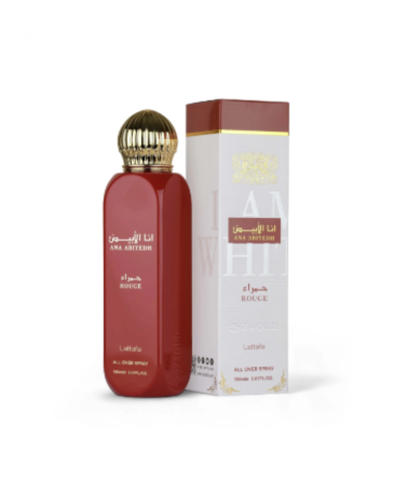 Lattafa Ana Abiyedh Rouge All Over Spray – 150 ml